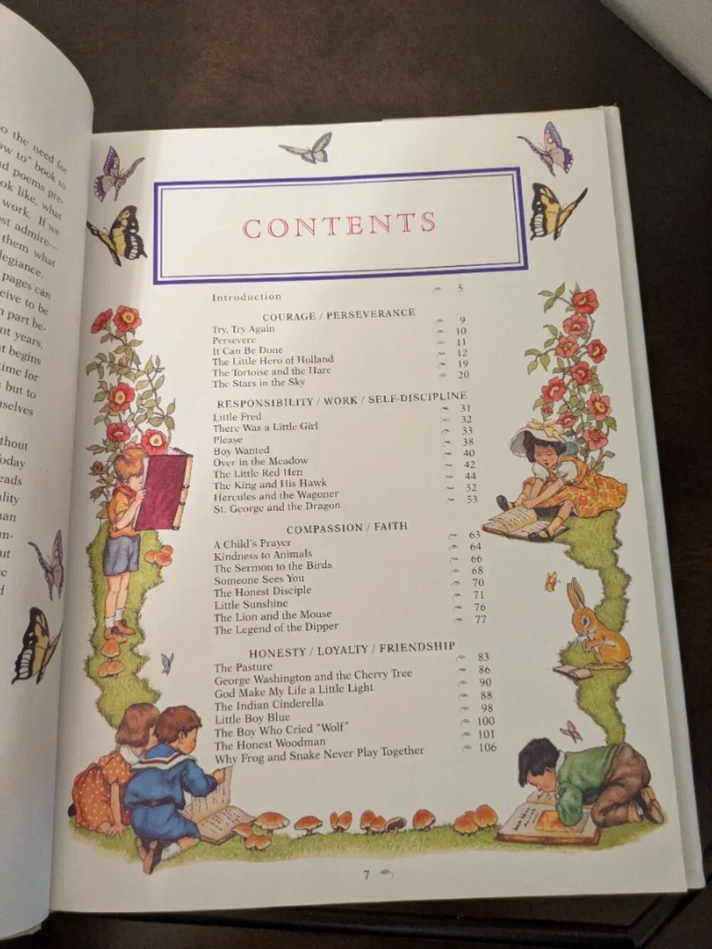 The Children's Book of Virtues Hardcover Book by William J. Bennett